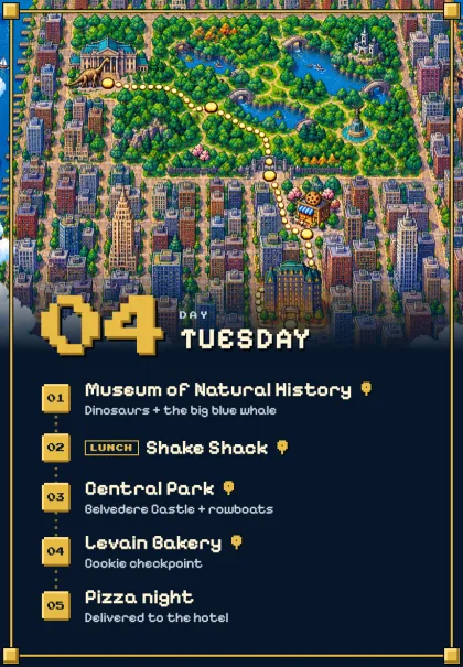 Day 4: Central Park coin trail